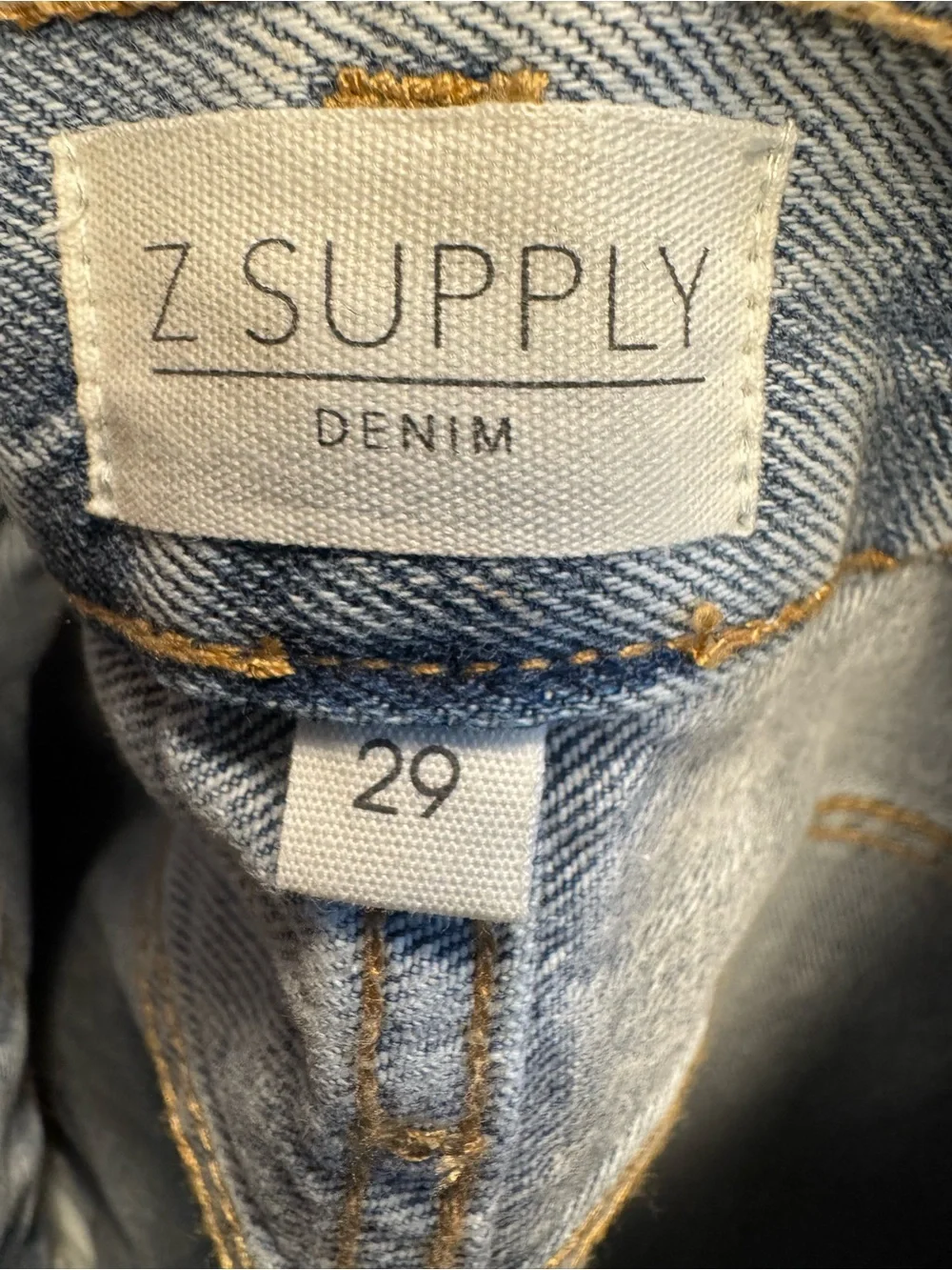 Z Supply Denim Everyday Hi-Rise Cutoff Shorts Size 29 Light Wash